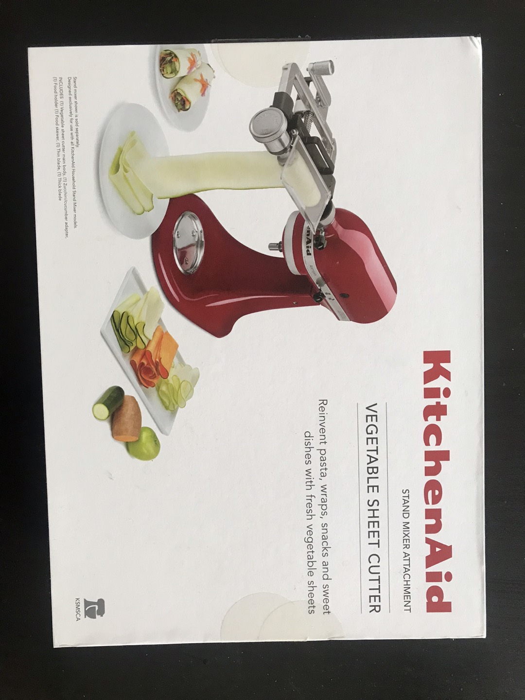 KitchenAid Artisan mixer/ Vegie sheet cutter attachment - photo 4