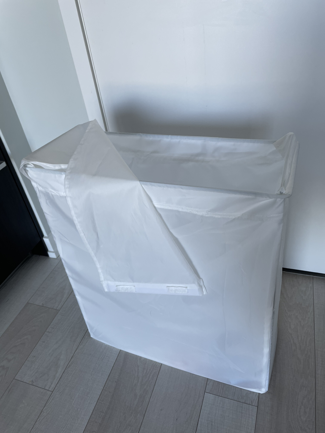 IKEA SKUBB Laundry bag with stand, white - photo 3