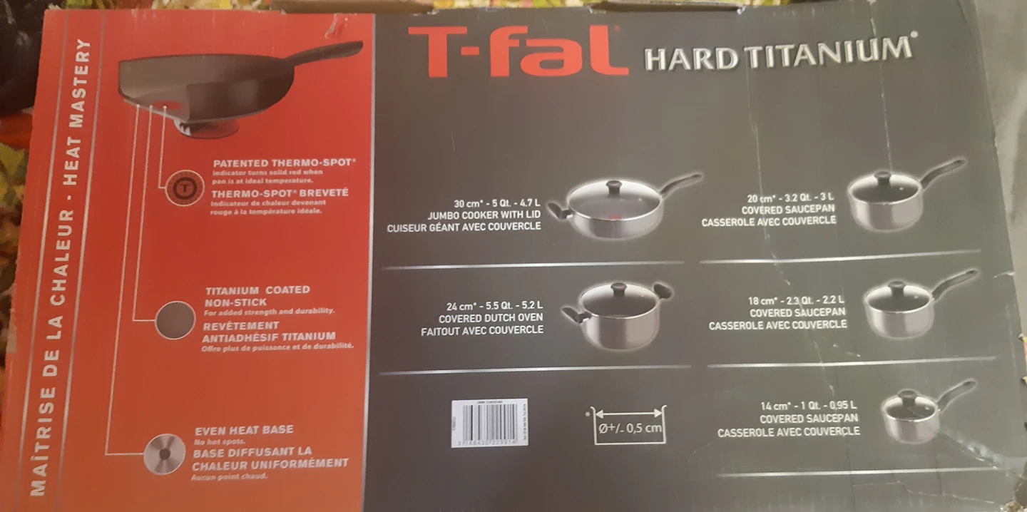 set of pots T-fal brand new