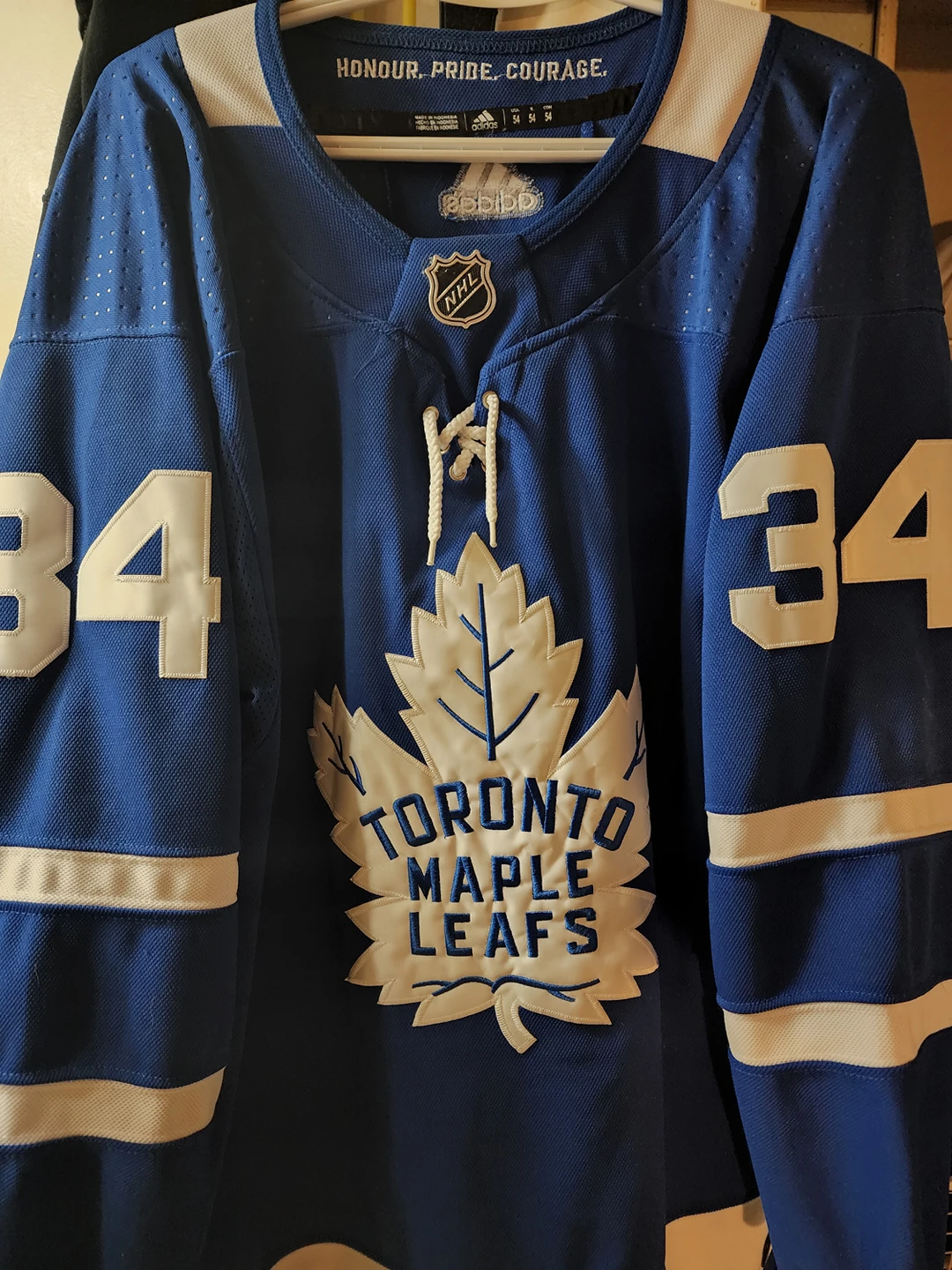 Austen Matthews #34 Home Blue Maple Leafs Jersey