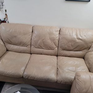 Natuzzi genuine italian leather sofa