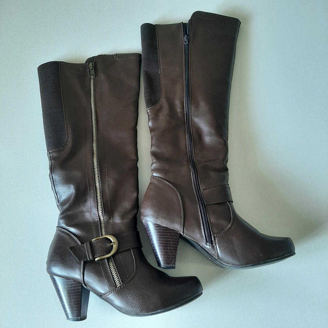 #freecycle Long Brown Boots thumbnail