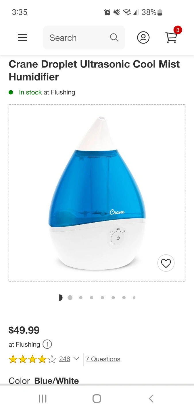 cool mist humidifier
