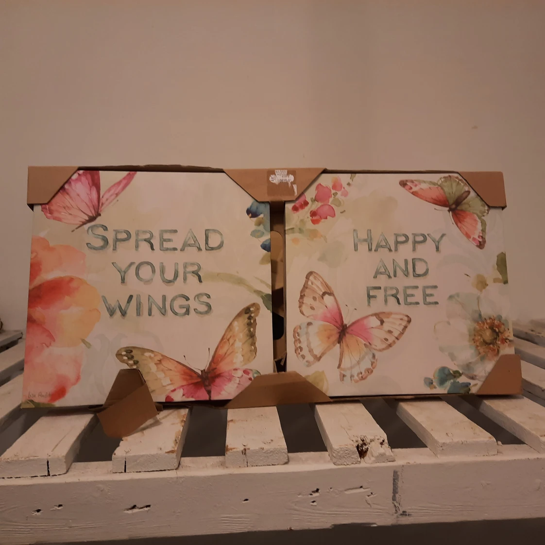 NEW 12X12 Doyble Set of Canvasses thumbnail