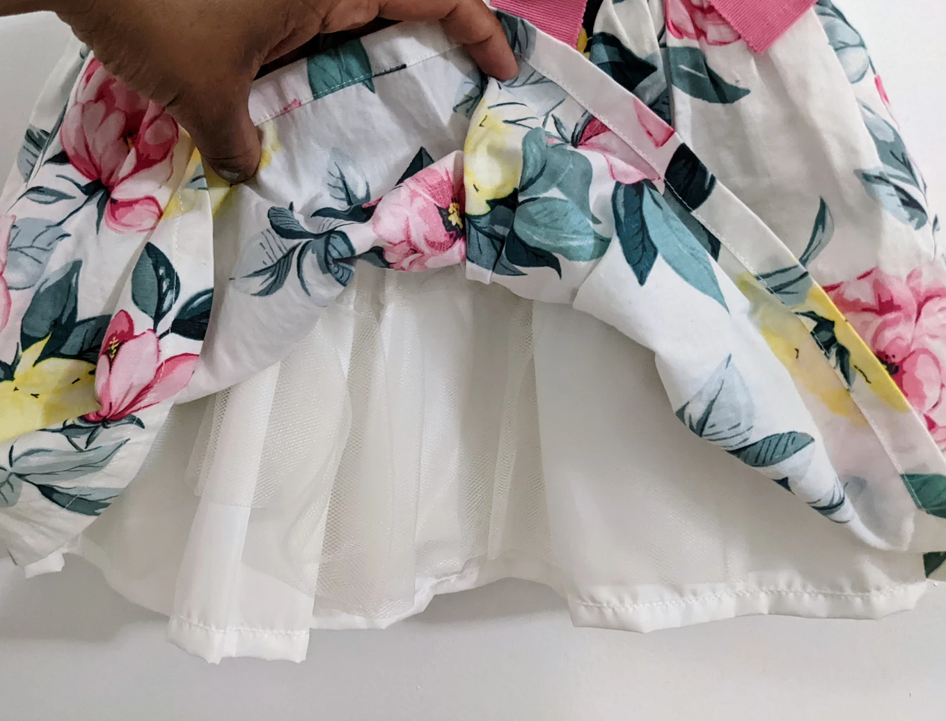 baby girls party dress. size 9 months. - photo 4