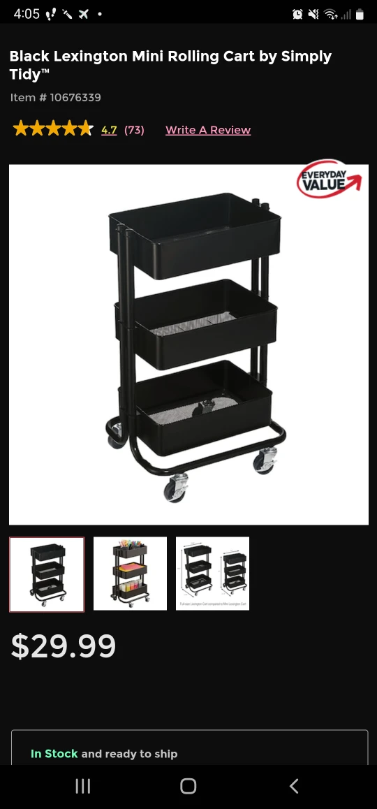 Mini Rolling Cart - photo 2
