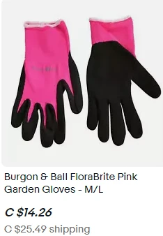NEW Burgon & Ball FloraBrite garden gloves image indicator(3)