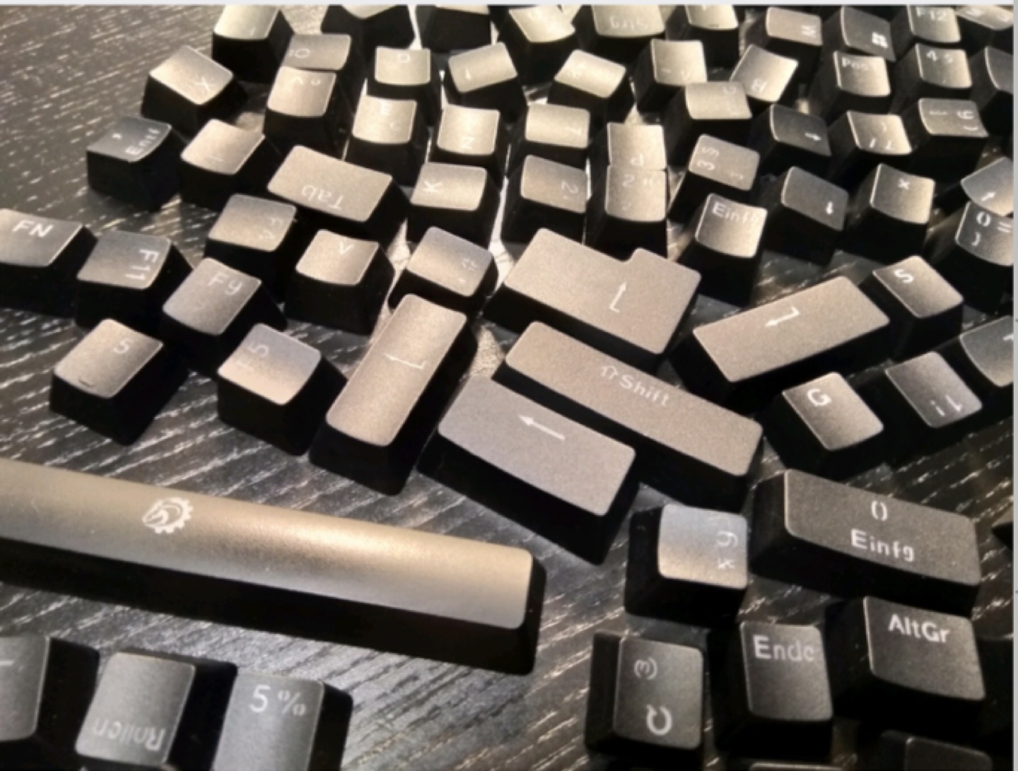 Black keycap for computer mechanical keyboard - photo 2