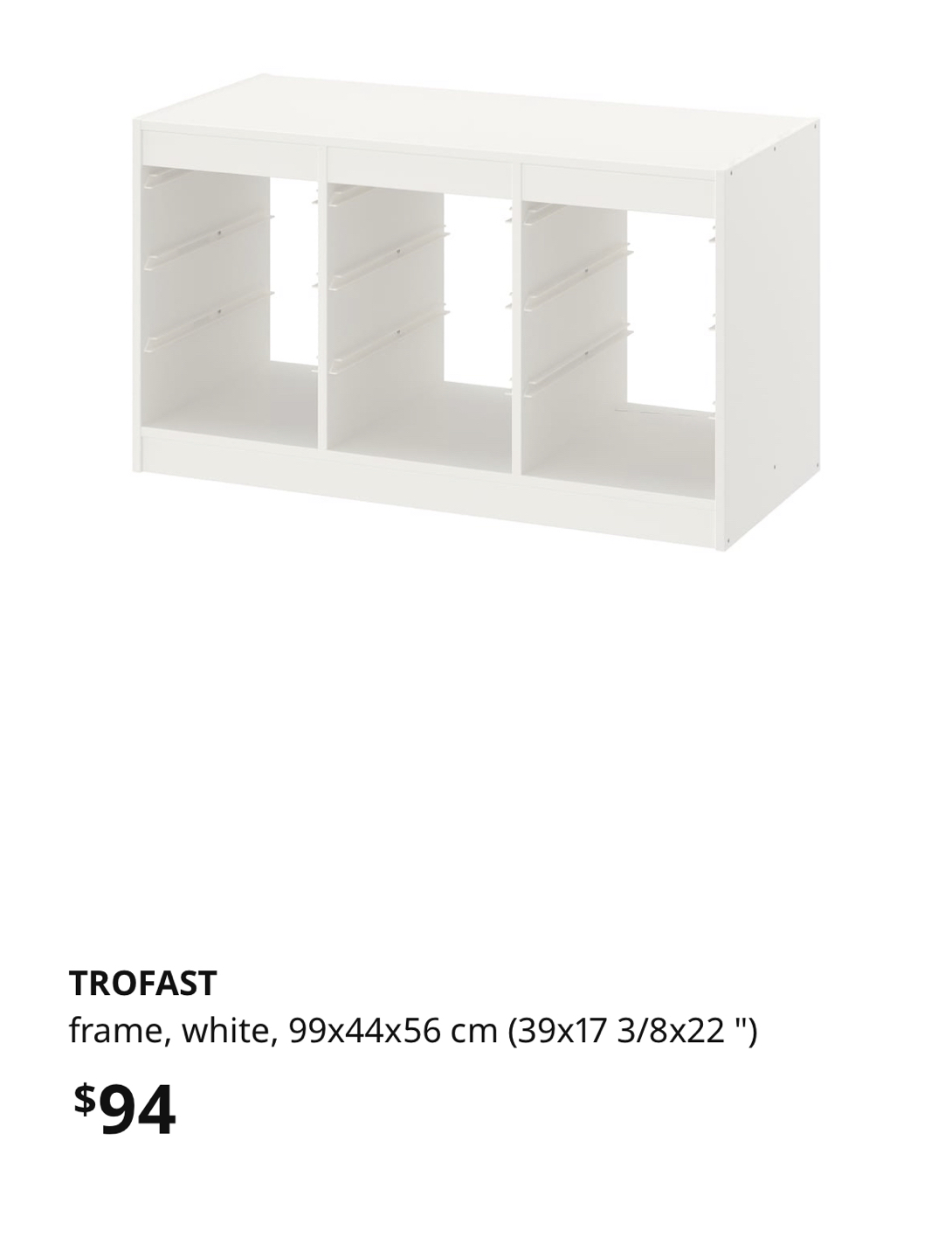 Ikea Trofast plus two bins - photo 3