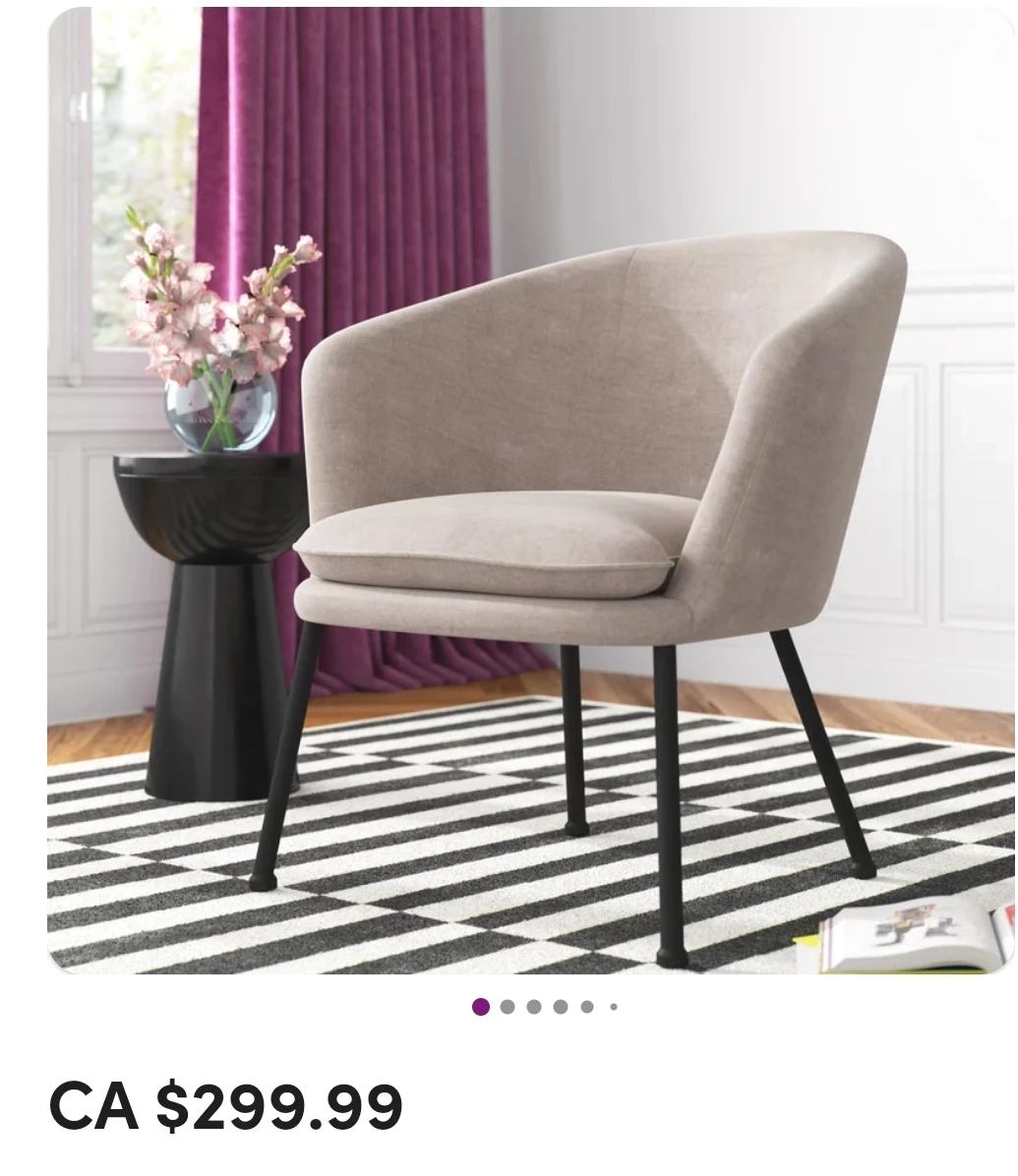 Essence Wide Barrel Chair thumbnail