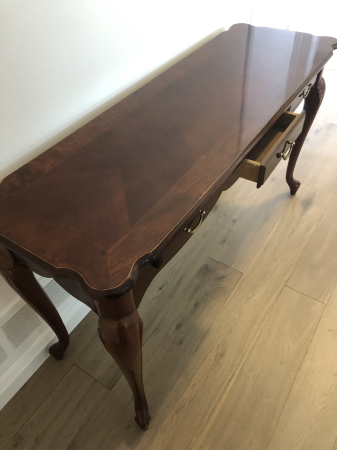 Wood Hall console table - photo 5