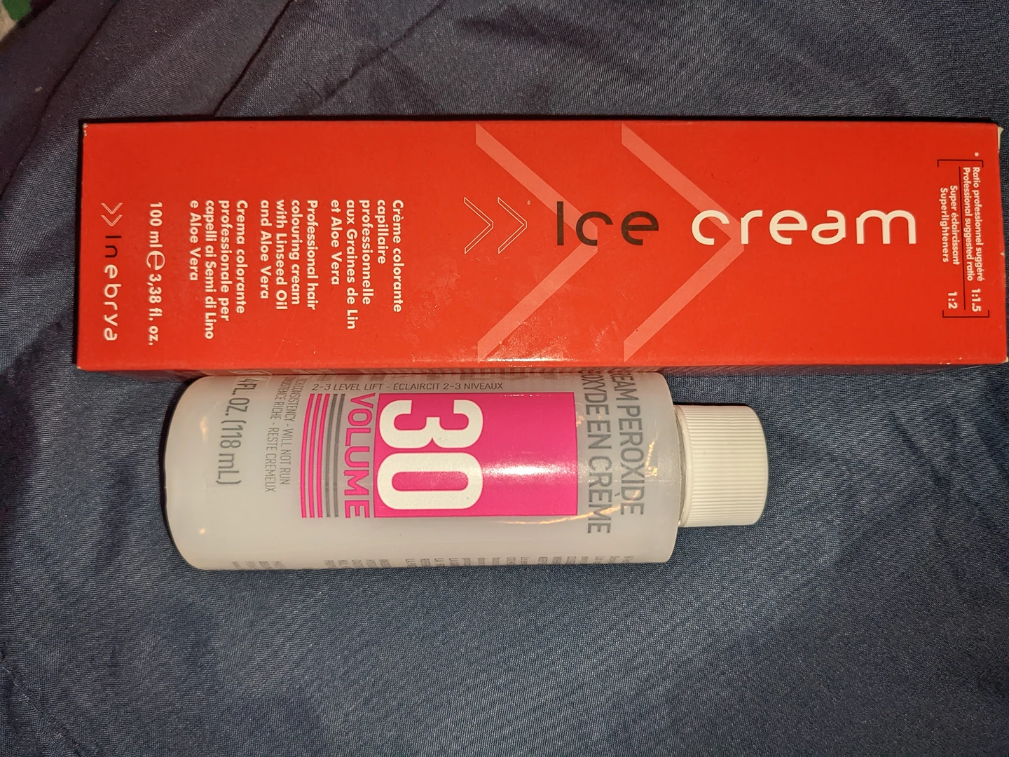 hair coloring creme with a free developer thumbnail