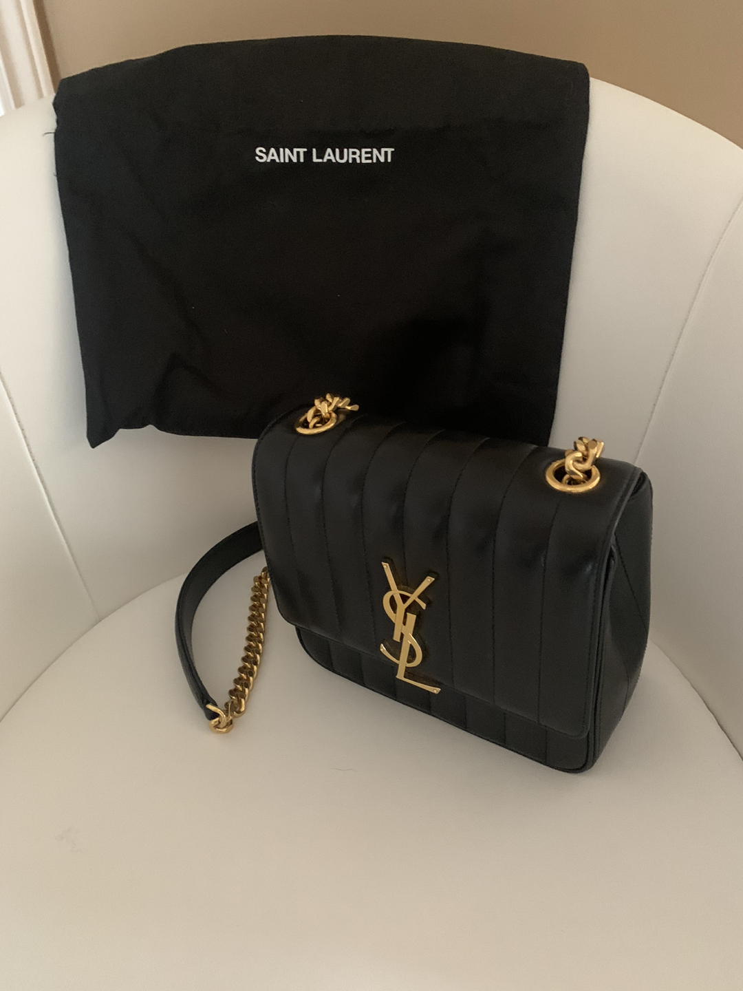 YSL Vickie monogram Lester chained purse - photo 4