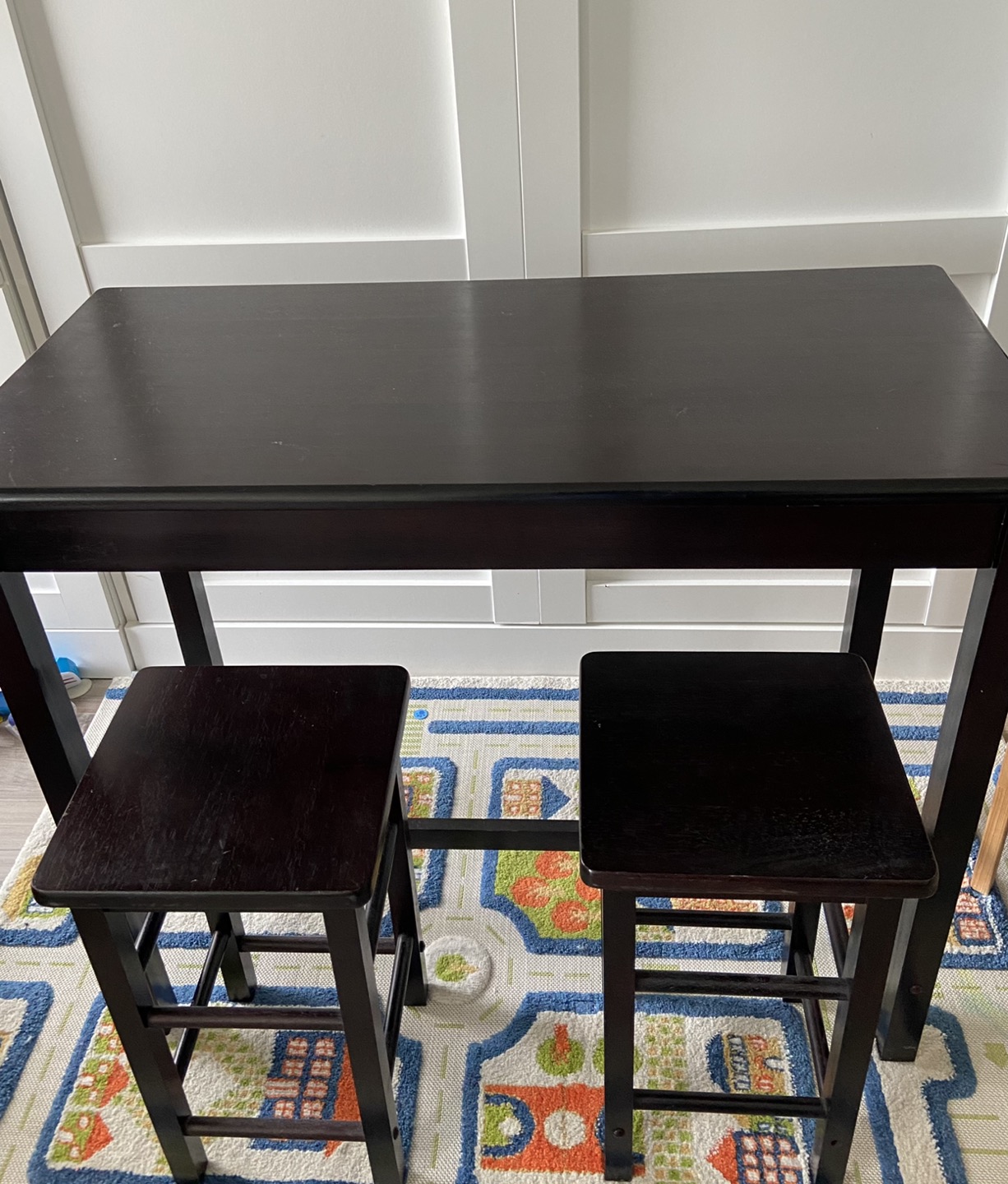 Table with four stools
