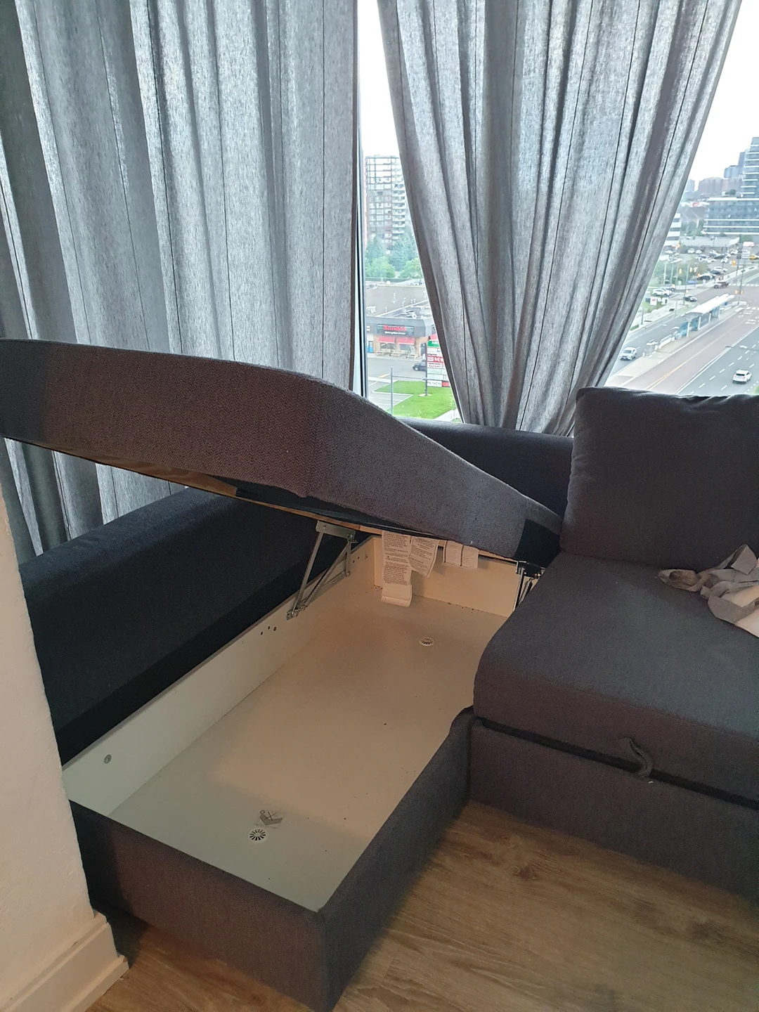 IKEA sofa-bed. Like new. Moving Sale. - photo 3