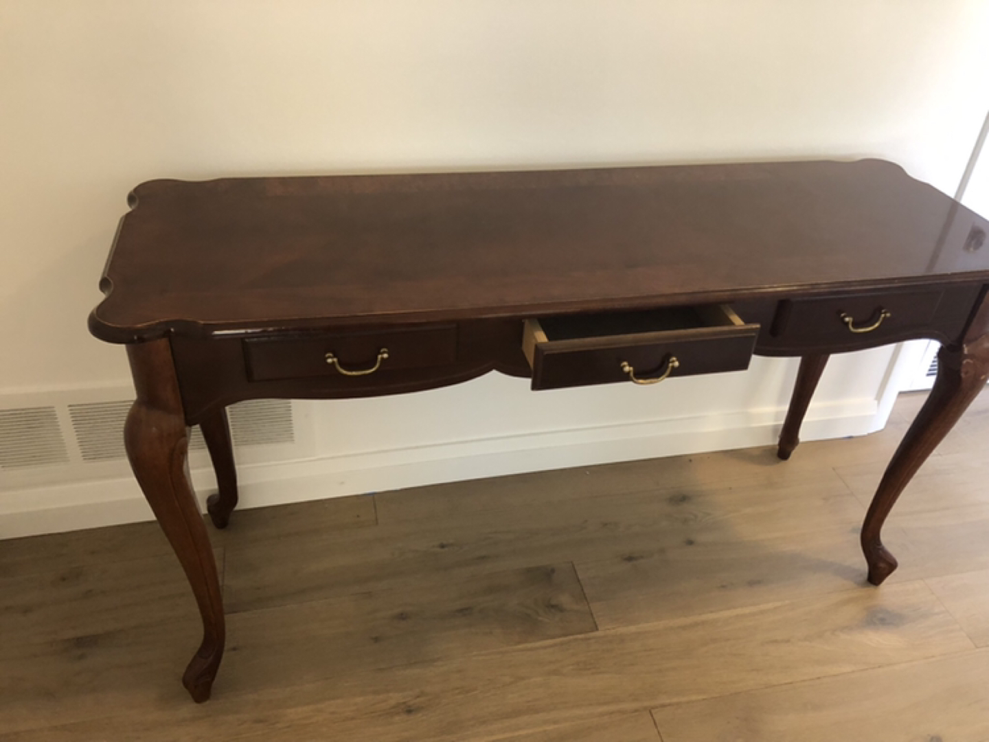 Wood Hall console table - photo 4