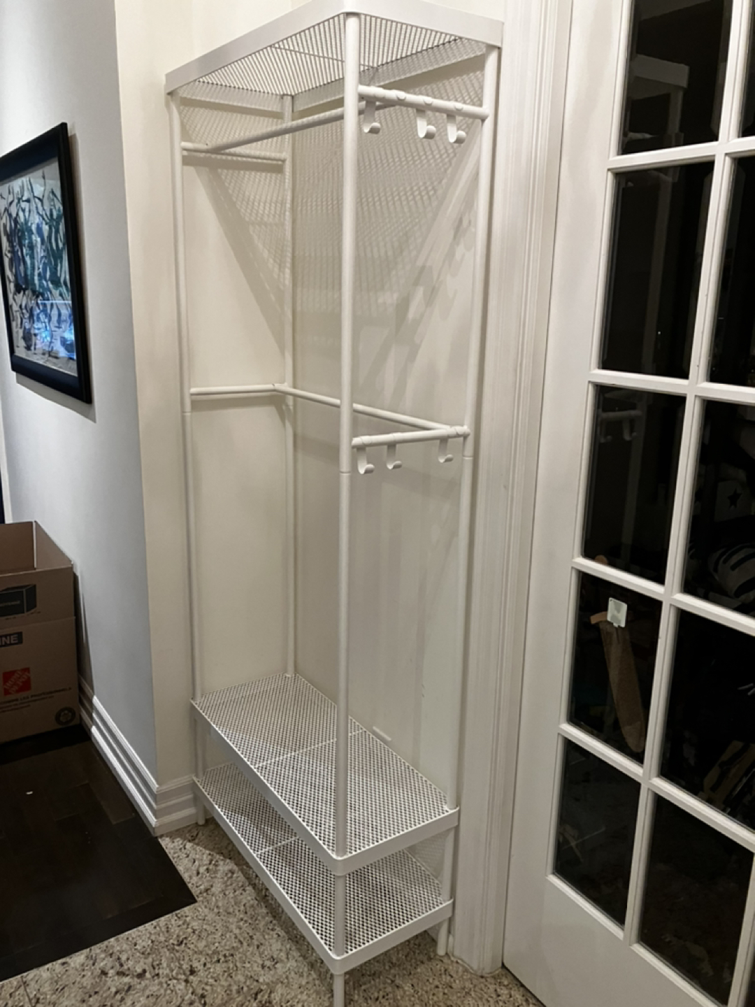 Coat rack with shoe storage unit - photo 3