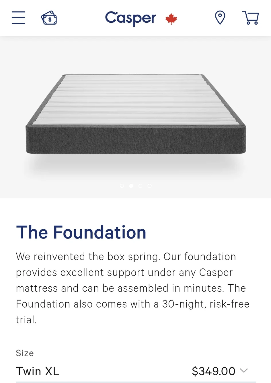 King frame w foundation image indicator(2)