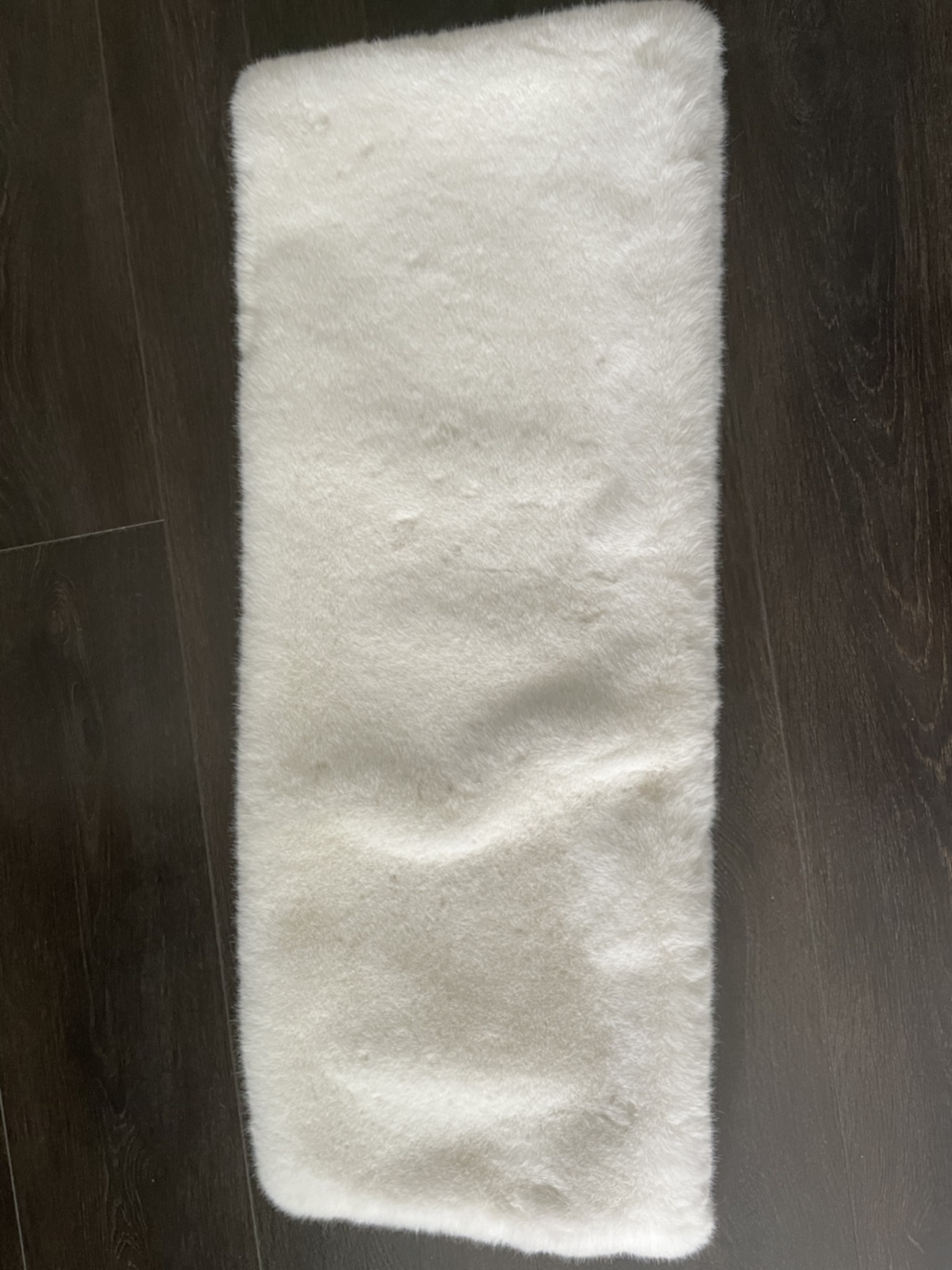 White Faux Fur Wrap Shawl