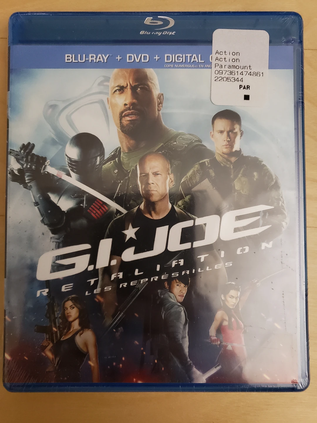 Selling GI Joe Retaliation Blu-ray + DVD + Digital Copy UNOPENED