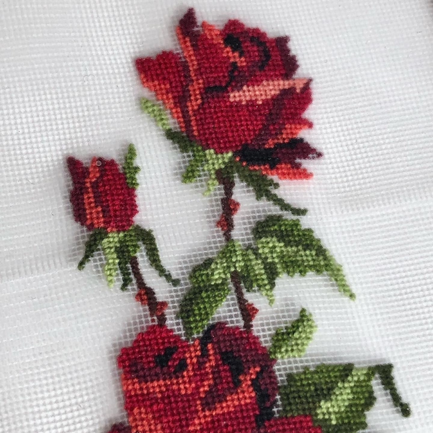 Beautiful Vintage Rose Needlepoint - photo 3