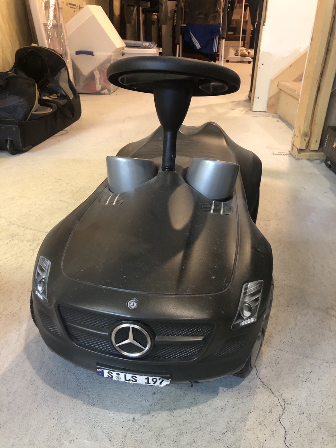Toddler size Benz toy car