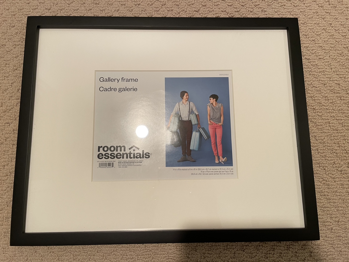 Brand new frame with glass thumbnail