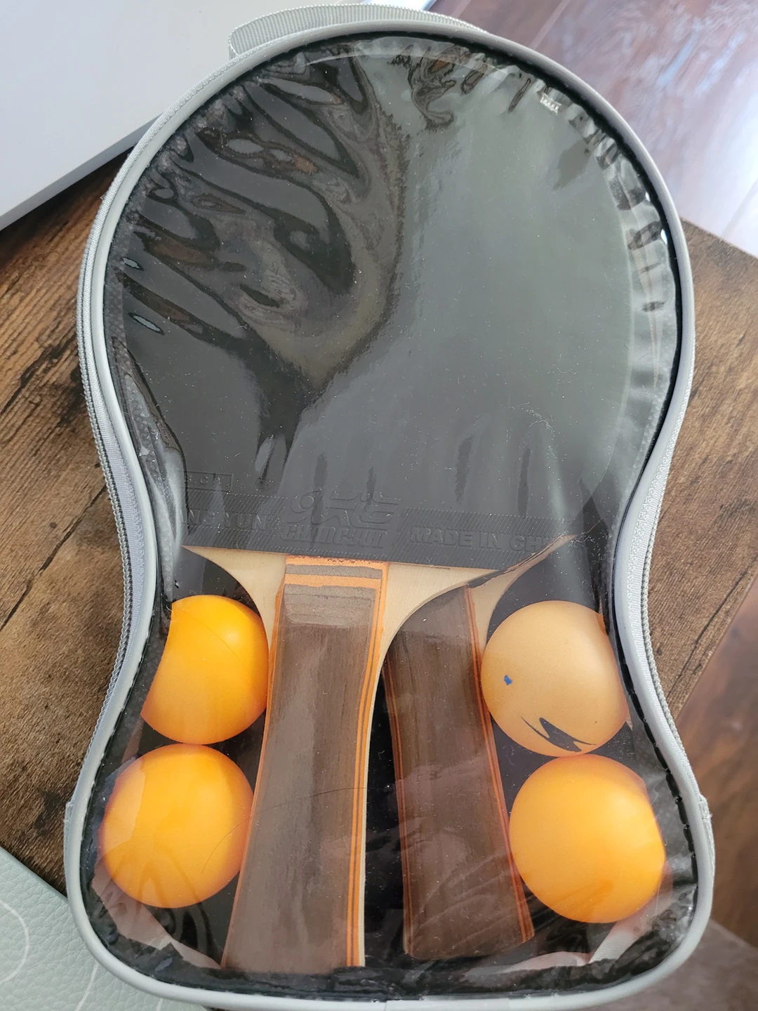 Table tennis 2 players paddle and ball set