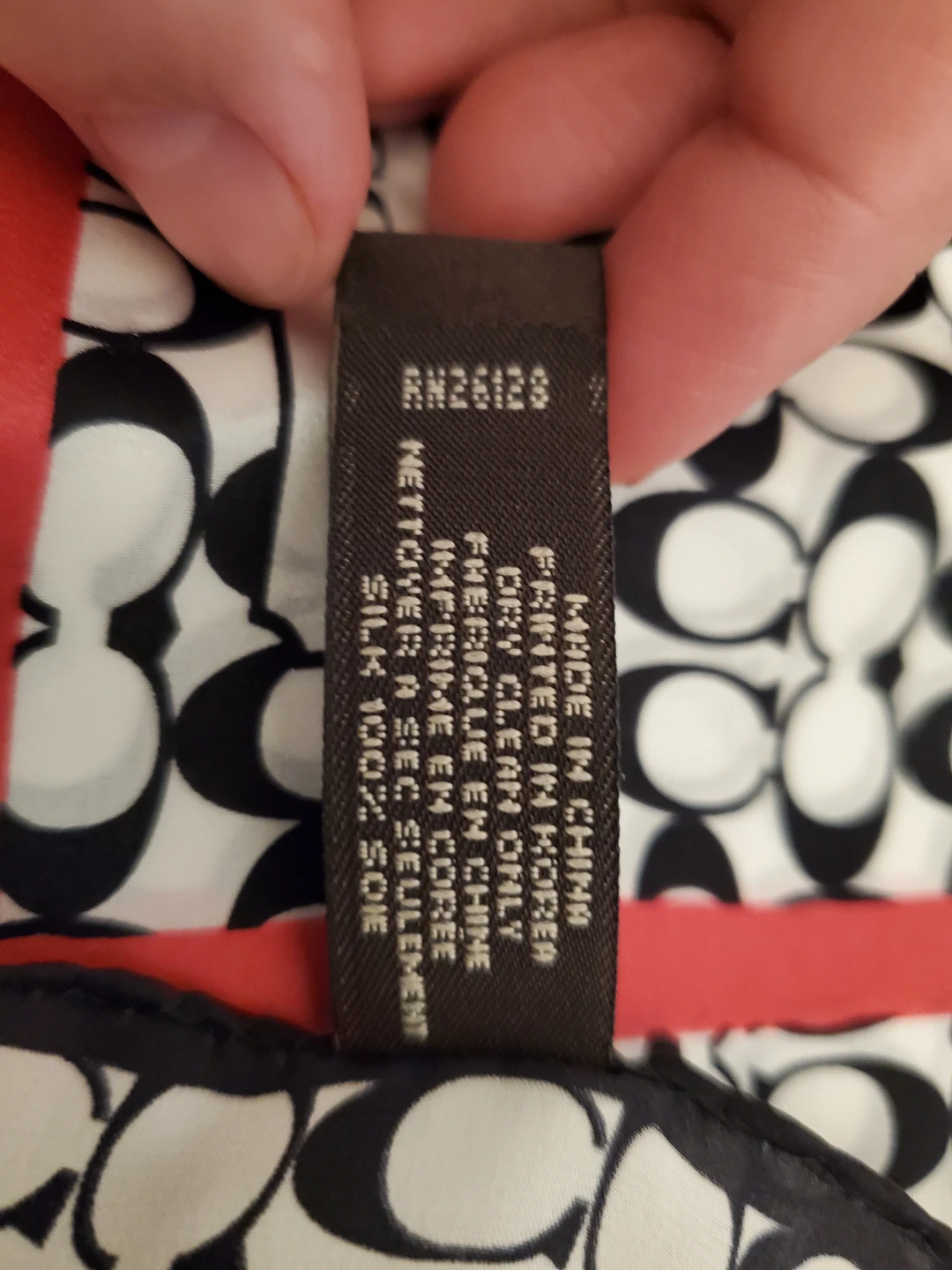 SALE - Coach 100% Monogram Silk Scarf - photo 2