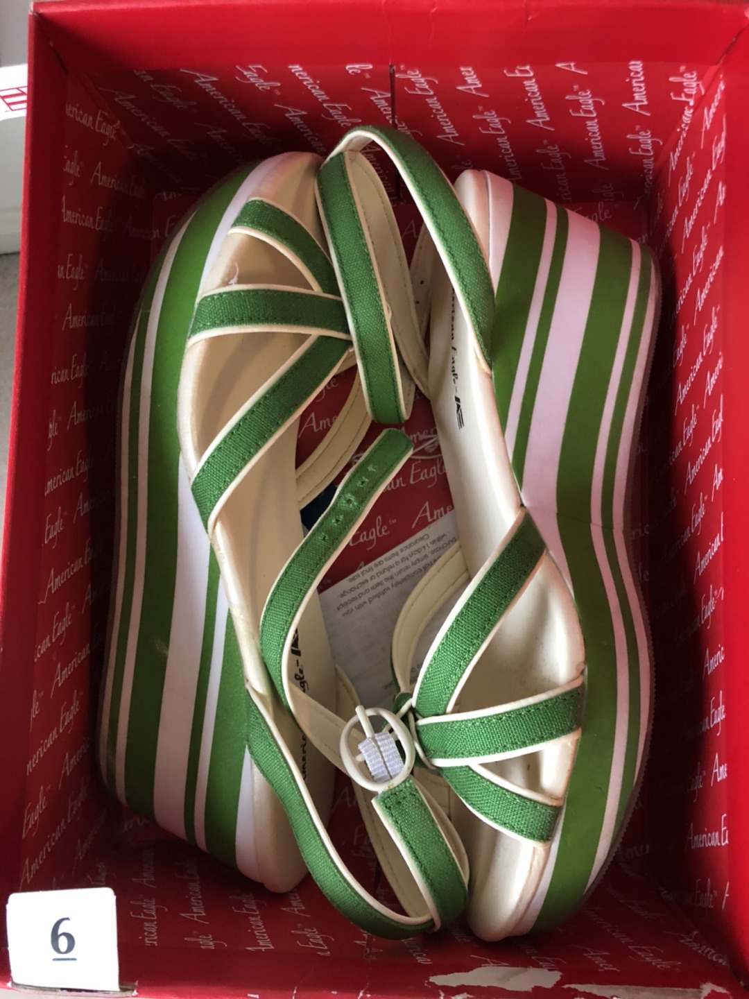 AE size 6 wedge