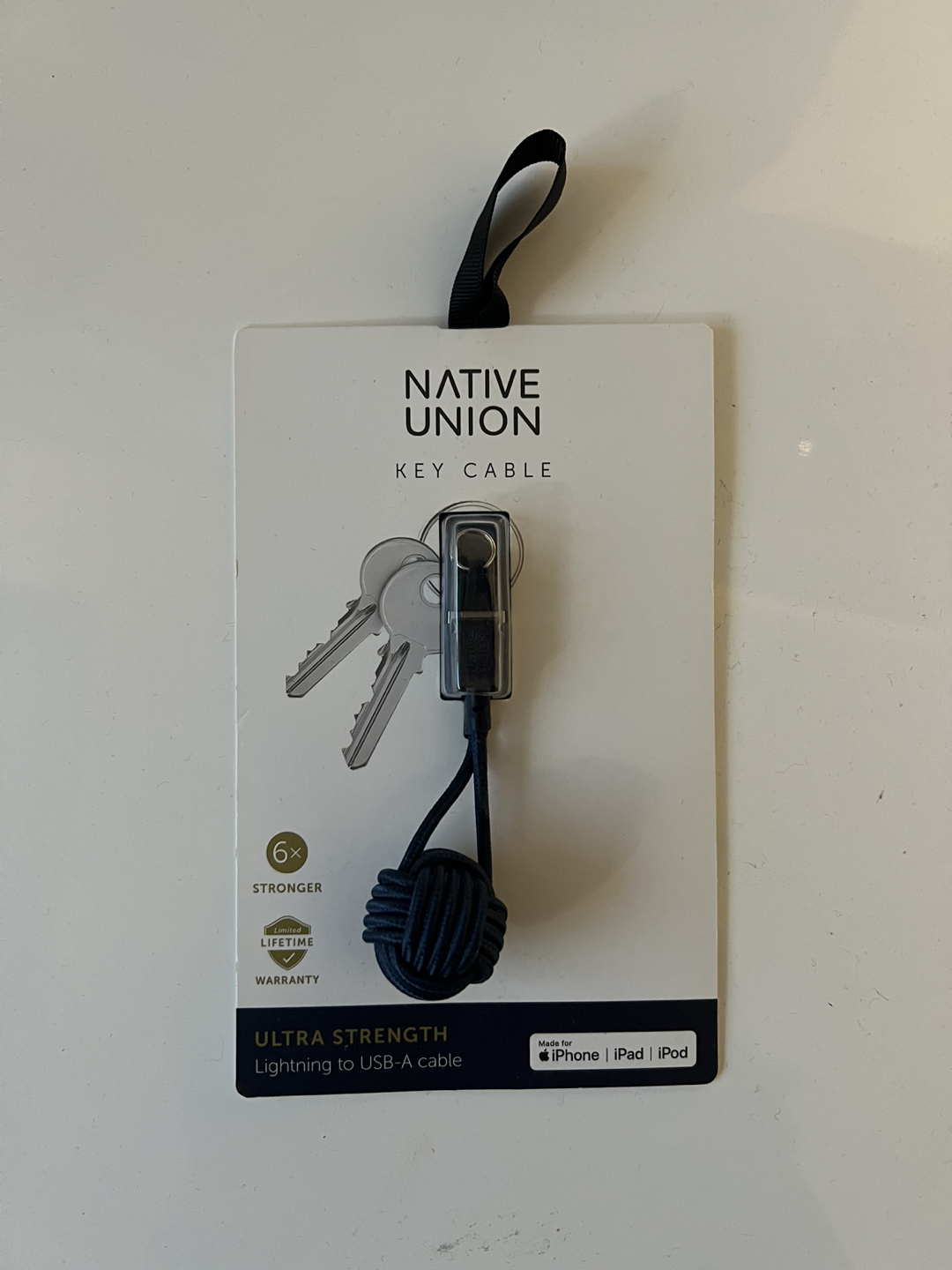 Brand New Key cable lightning to USB-A thumbnail