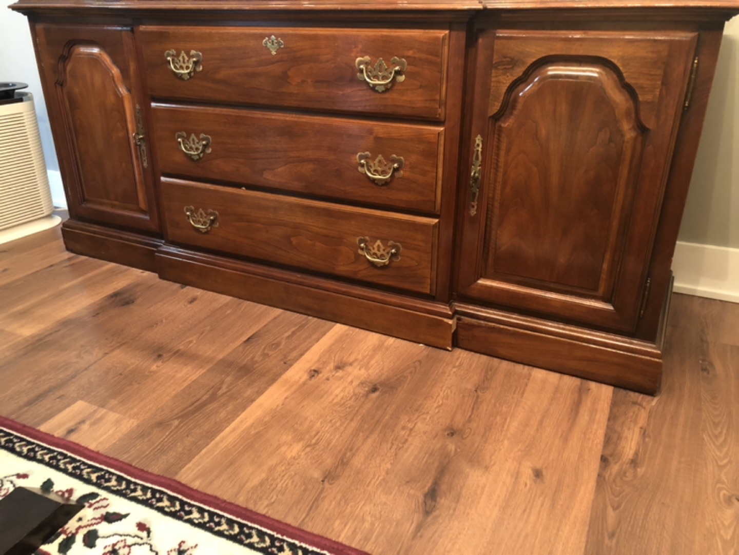 Wood sideboard