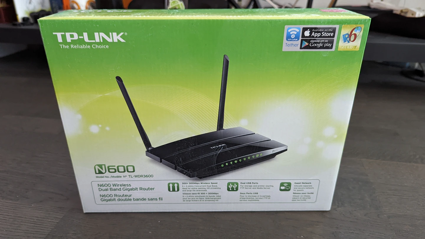 TP-Link N600 dual band router