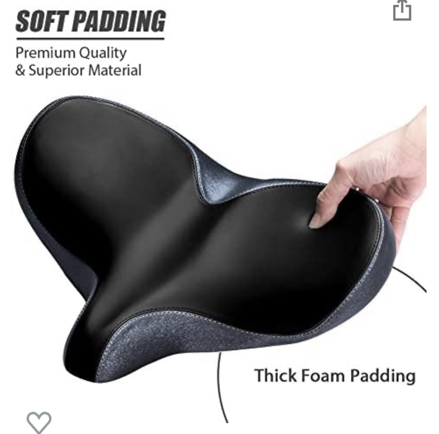 Oversized Comfort indoor Bike Seat - photo 4
