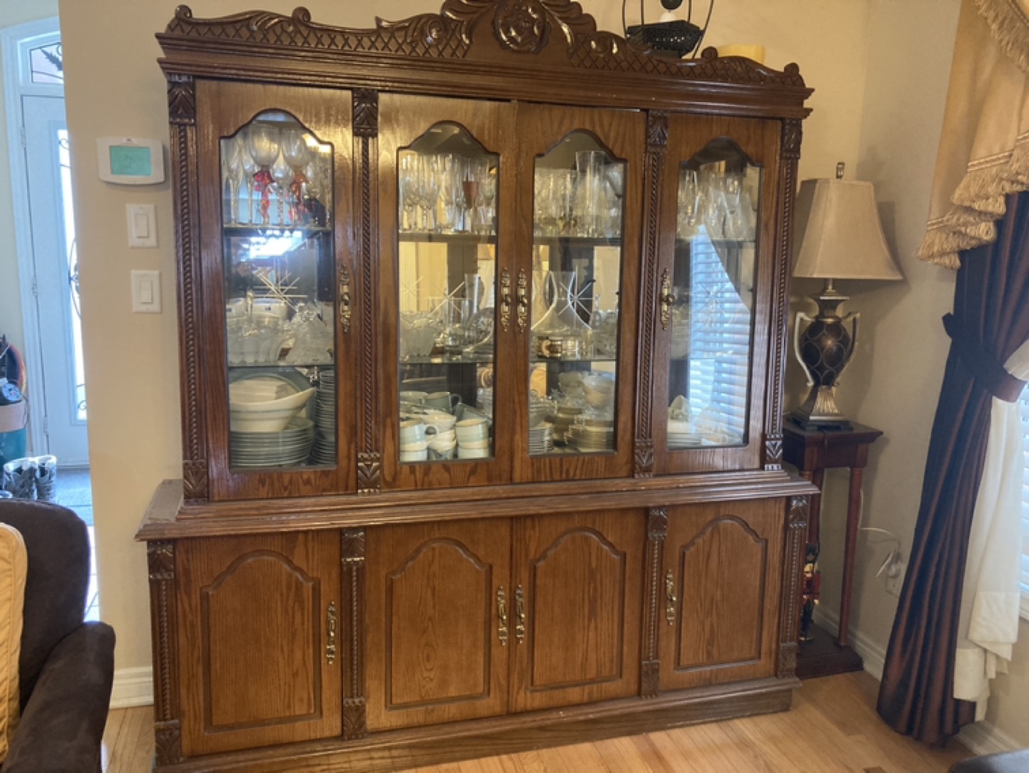 Beautiful Antique Dining Room Hutch