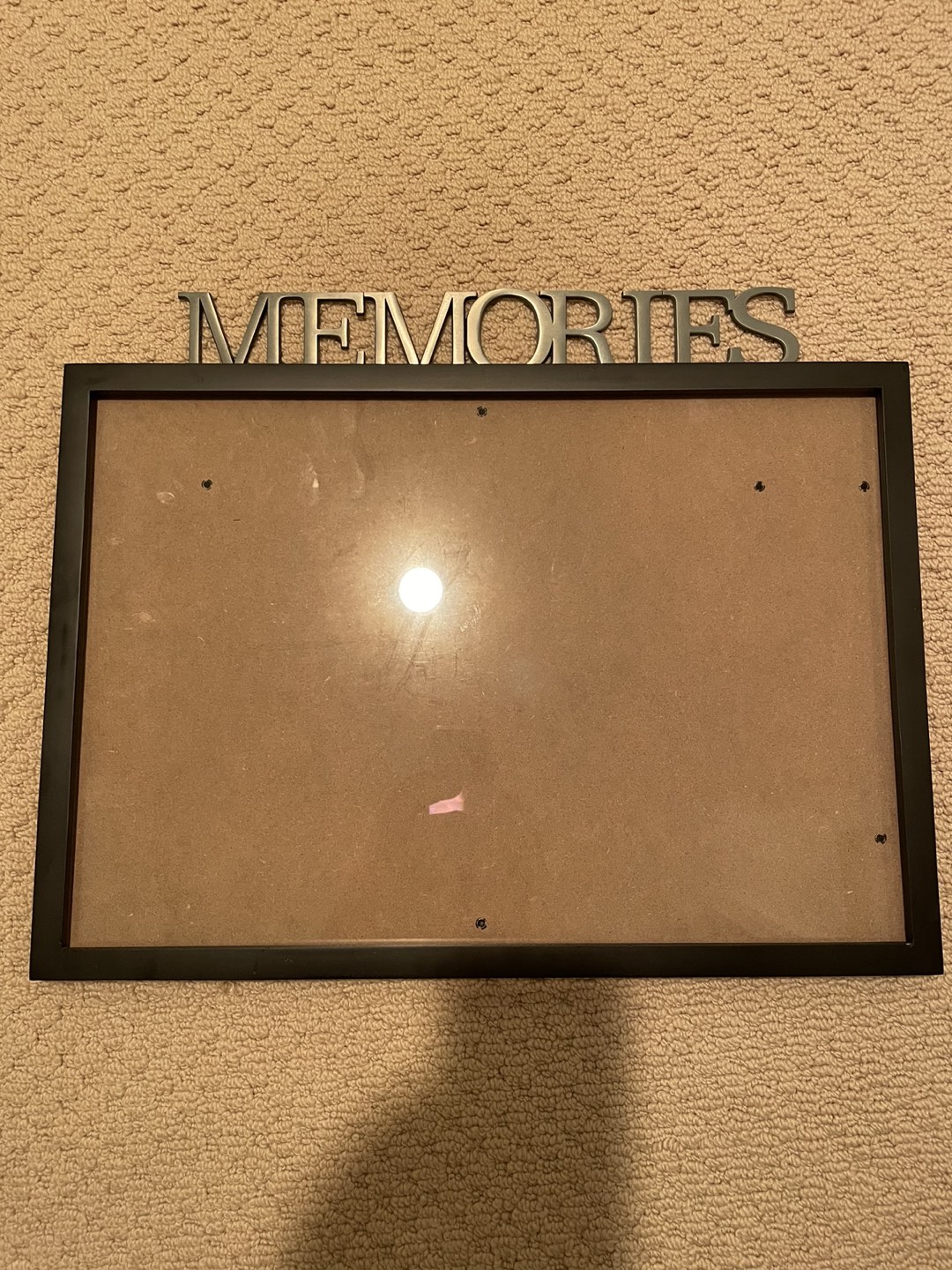MEMORIES Picture frame with glass 17.5” by 12” thumbnail