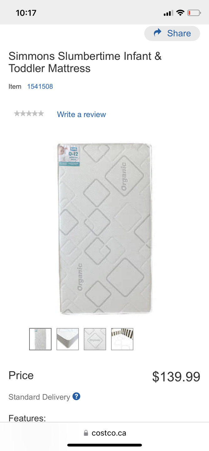 Infant & toddler Bed (crib) with New mattress - photo 3