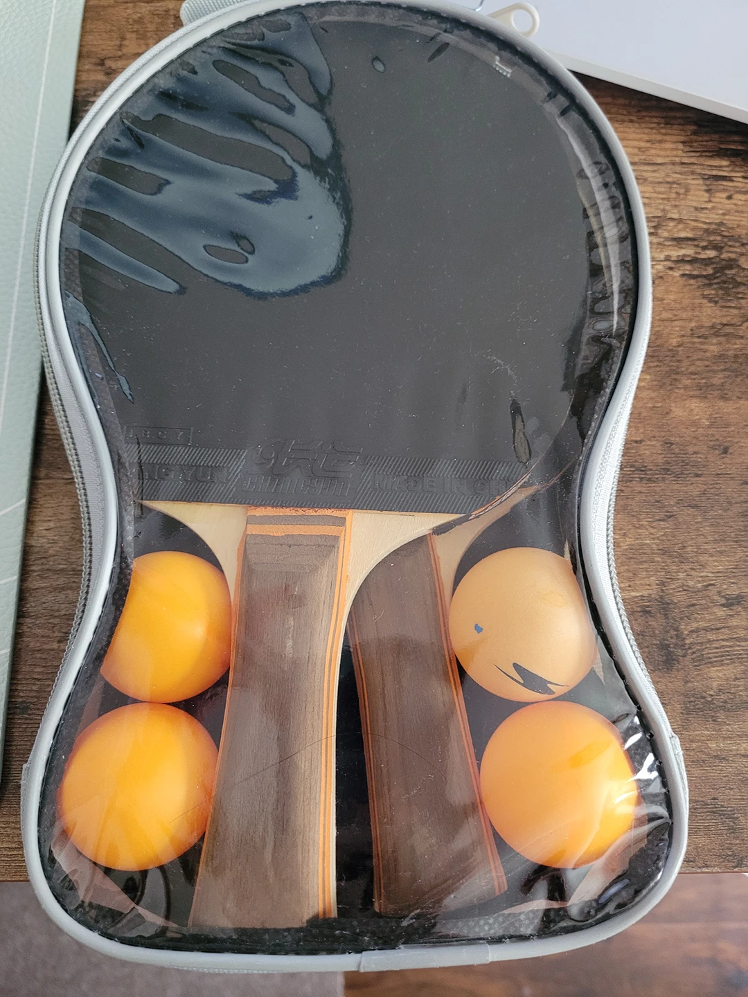 Table tennis 2 players paddle and ball set - photo 2