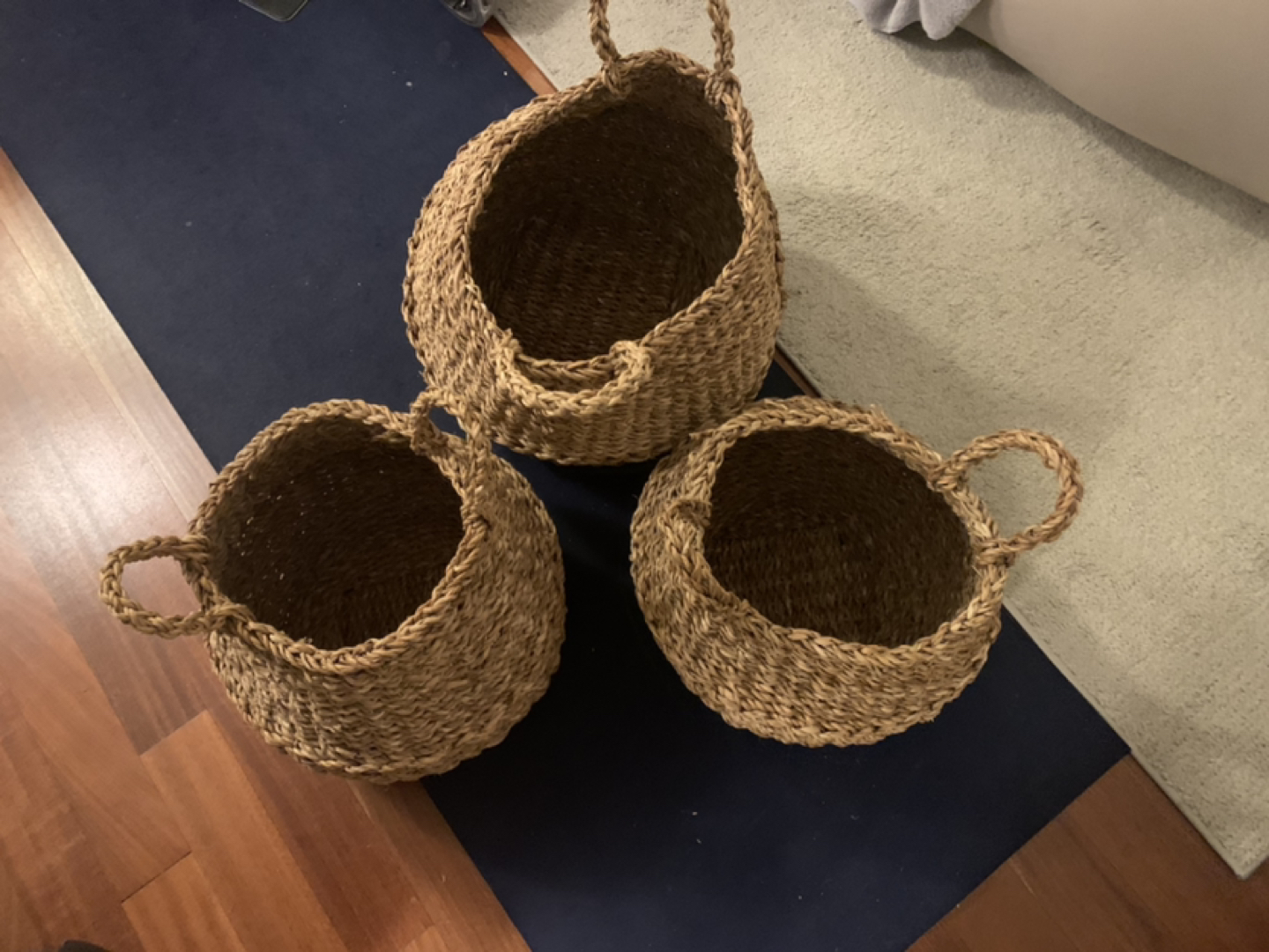 Set of rattan baskets - photo 2