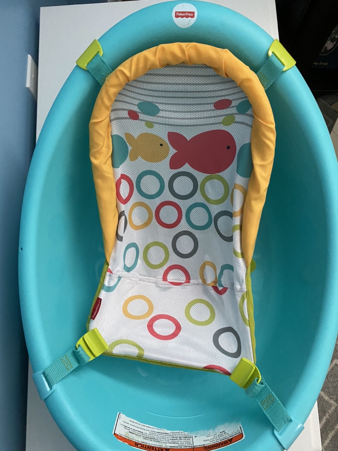 Baby tub - Fisher Price rinse and grow tub thumbnail