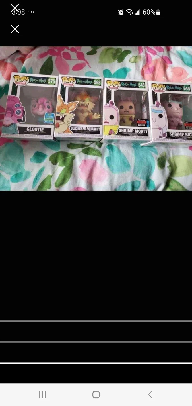 Rick and Morty Funkos.
