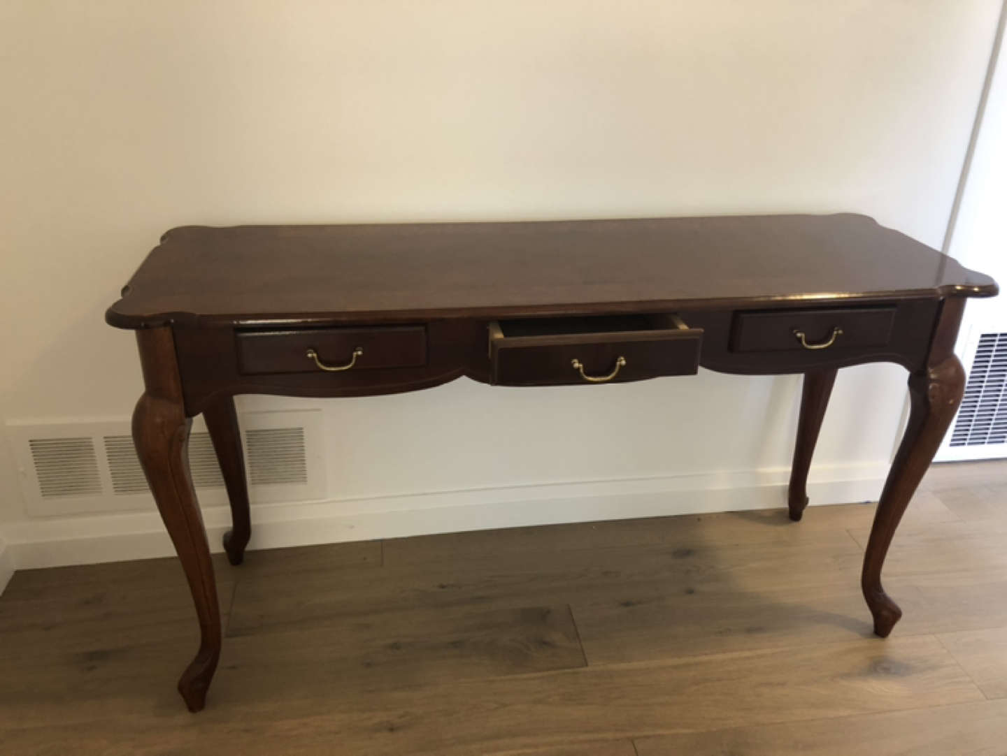 Wood Hall console table - photo 2