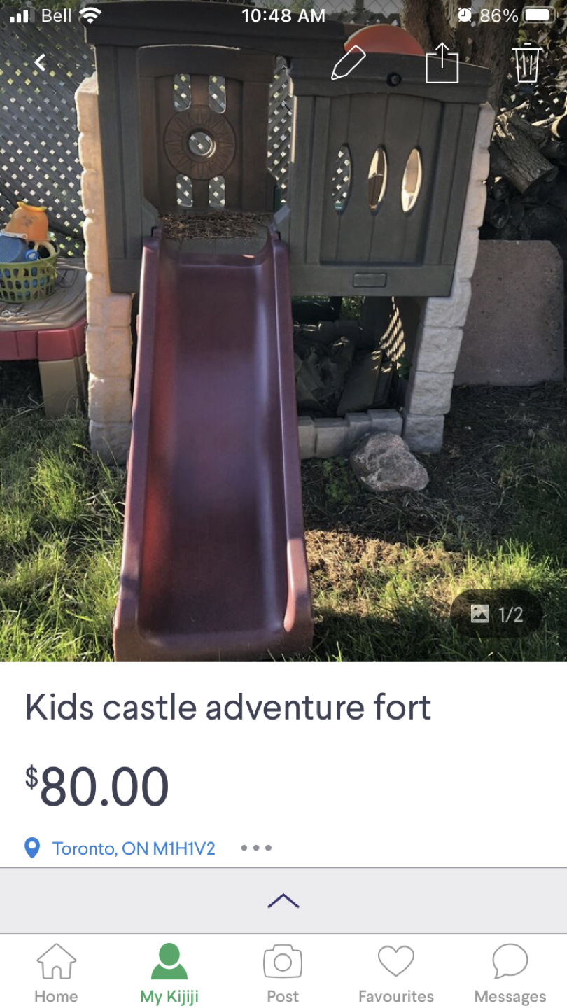 Play house/castle fort outdoor play thumbnail