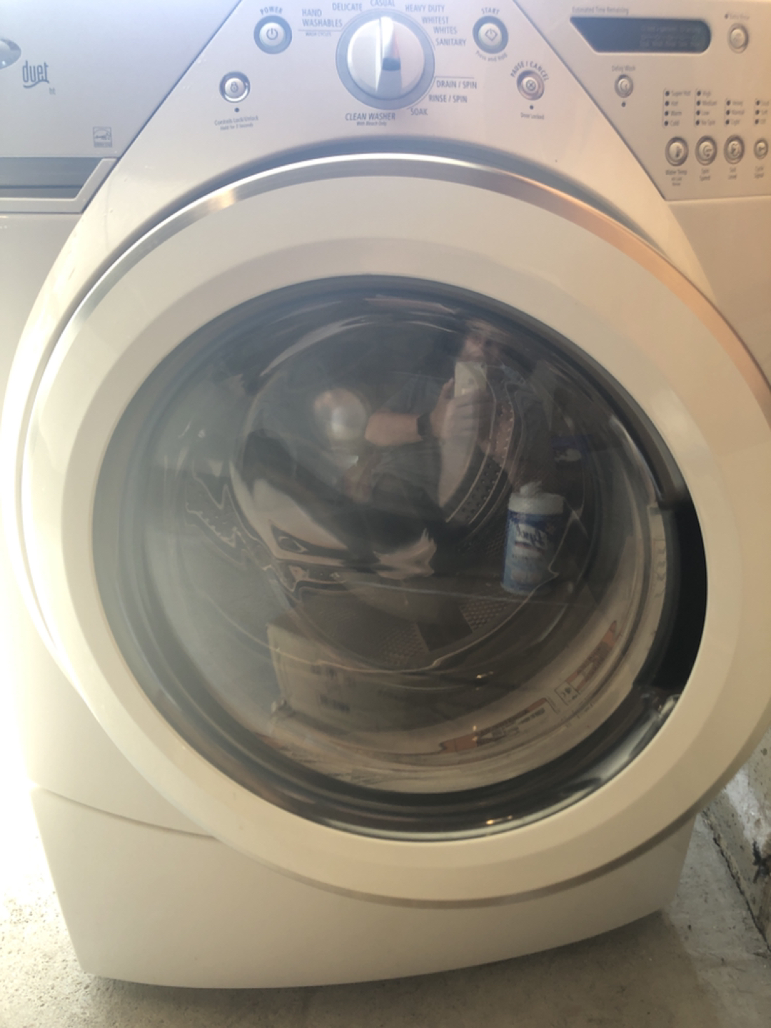 Used clean whirlpool washer - photo 2