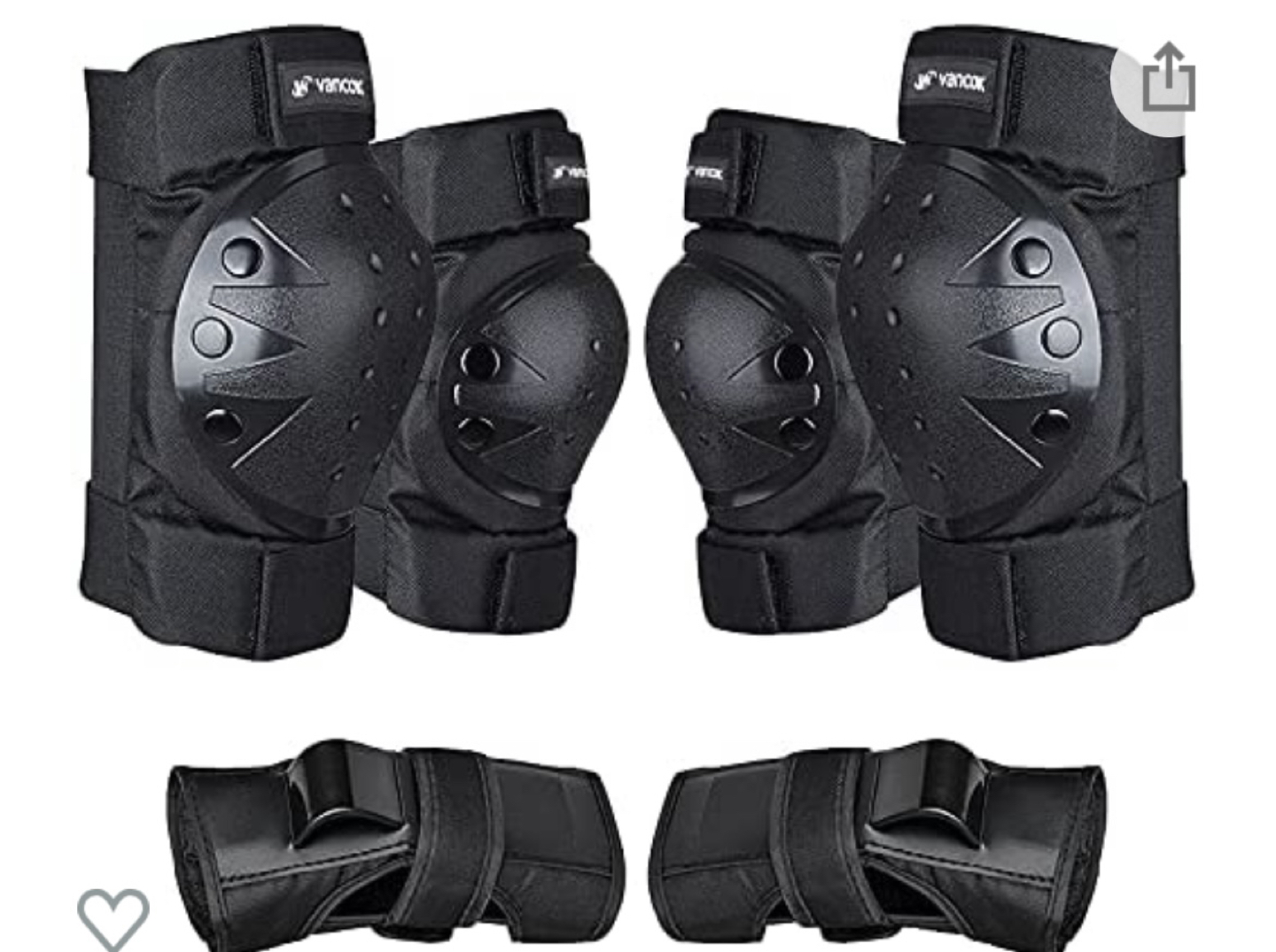 Skateboard Elbow pads knee (new)