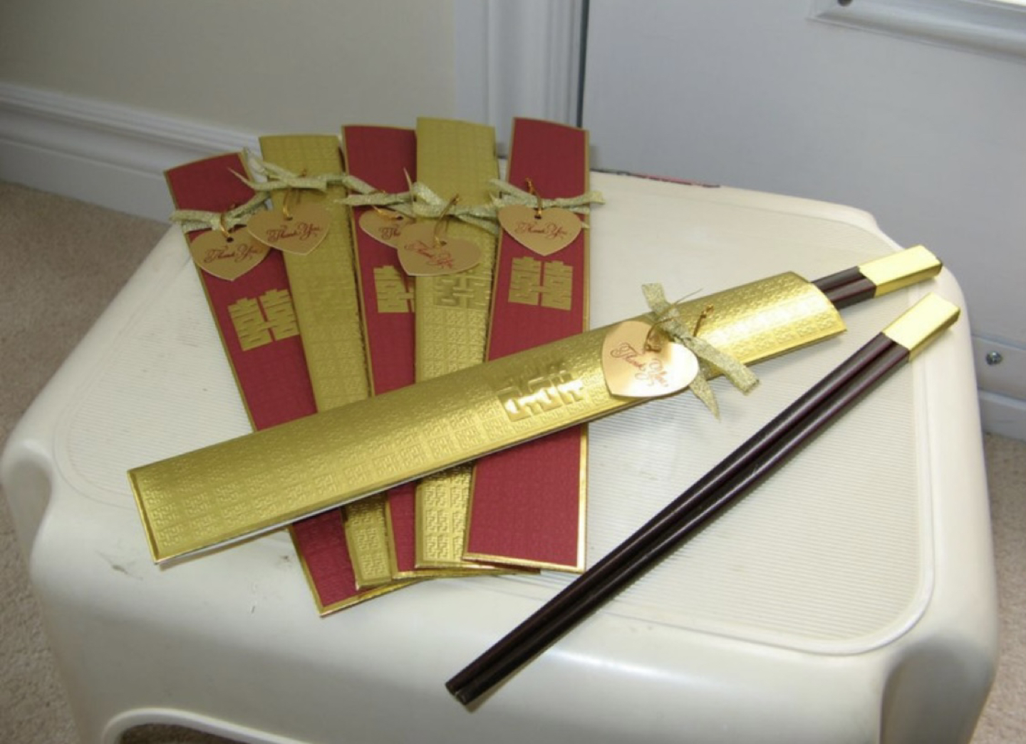 "Double Happiness" Chopstick Sleeves