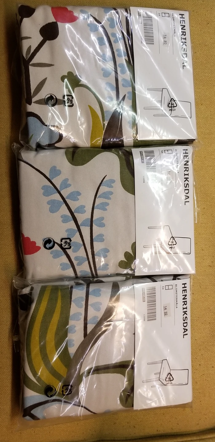 3 Ikea chair covers. BNIB