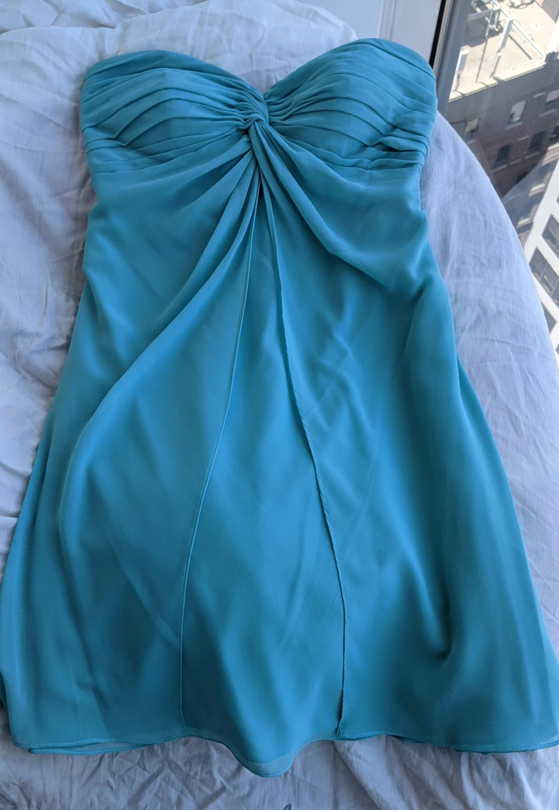 Bill Levkoff blue dress size 8 image indicator(3)