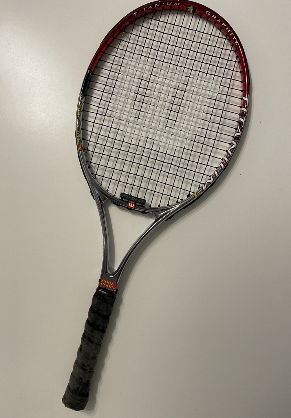 Wilson Tennis Titanium Graphite Soft Shock racket 4 3/8 L3 | Karrot