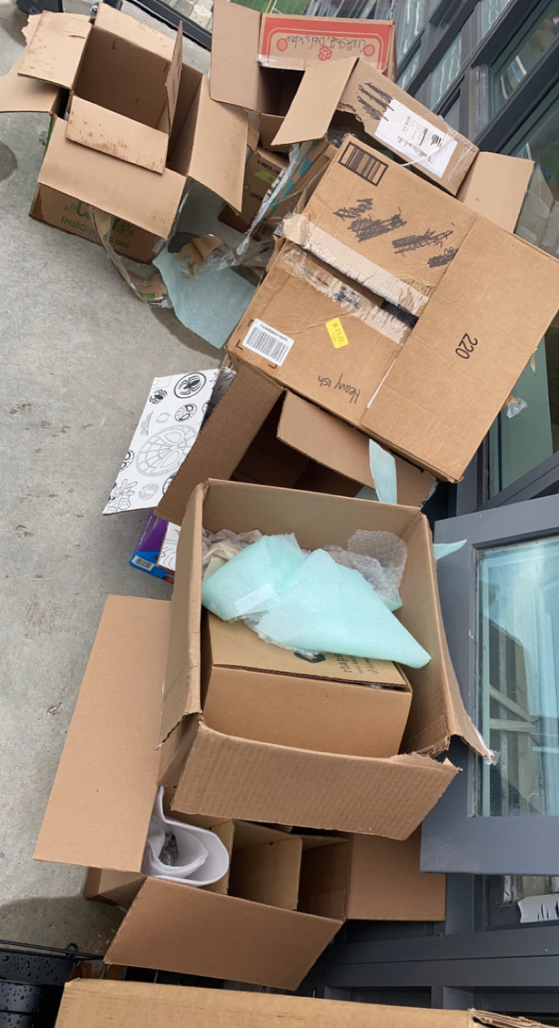 Boxes and packing materials #freecycle thumbnail